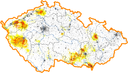 Intenzita sucha - 18. květen 2014