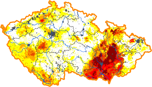 Intenzita sucha - 6. květen 2012