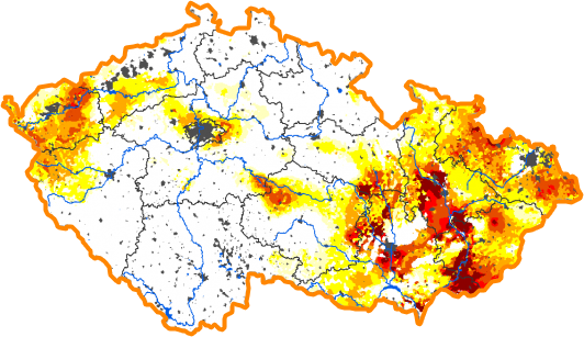 Intenzita sucha - 2. září 2012