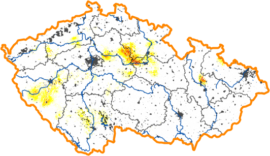 Intenzita sucha - 1. březen 2015