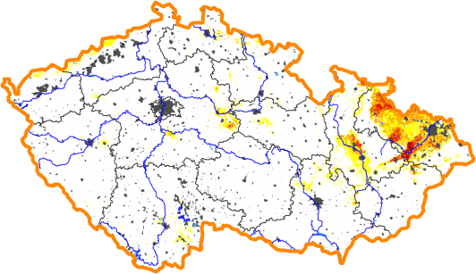 Intenzita sucha - 6. březen 2016