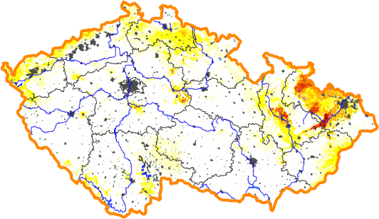 Intenzita sucha - 20. březen 2016