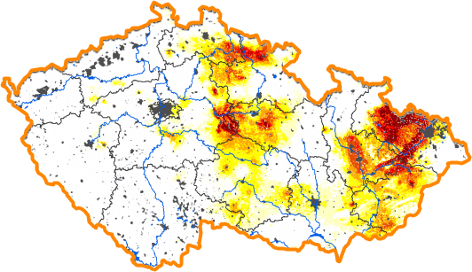 Intenzita sucha - 5. červen 2016