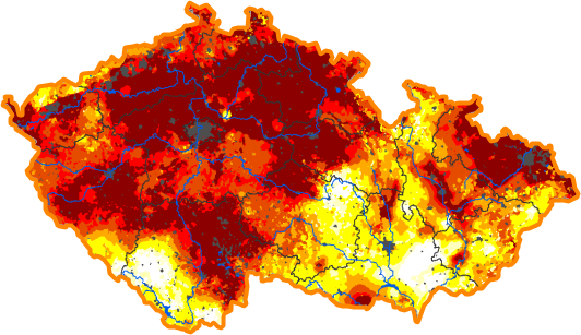 Intenzita sucha - 30. červen 2019