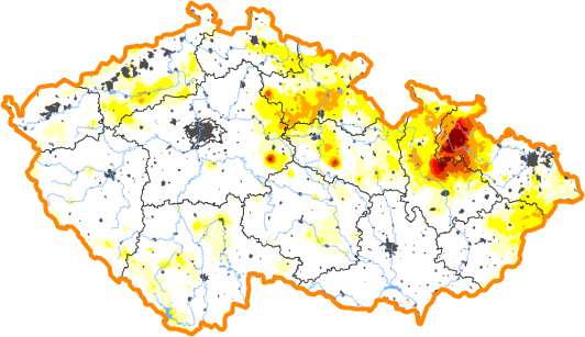 Intenzita sucha - 16. leden 2022