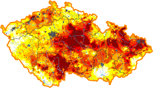 Intenzita sucha - 22. květen 2022