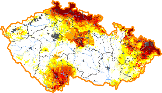 Intenzita sucha - 19. květen 2024