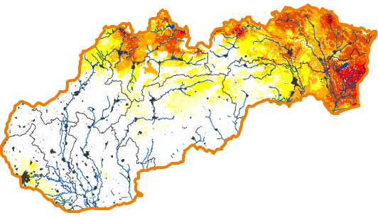 Intenzita sucha - 20. september 2015