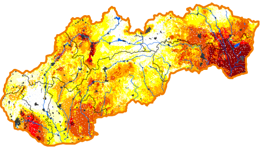 Intenzita sucha - 18. november 2018