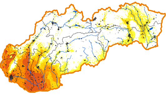 Mapy - Kumulovaný stres