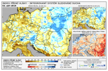 Index půdní vláhy - Evropa - 2. září 2018