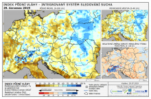 Index půdní vláhy - Evropa - 28. červenec 2019