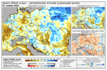 Index půdní vláhy - Evropa - 30. květen 2021