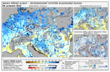 Index půdní vláhy - Evropa - 5. prosinec 2021