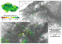 Vegetace trvalých kultur - 26. březen 2020