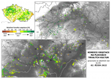 Vegetace trvalých kultur - 2. říjen 2022